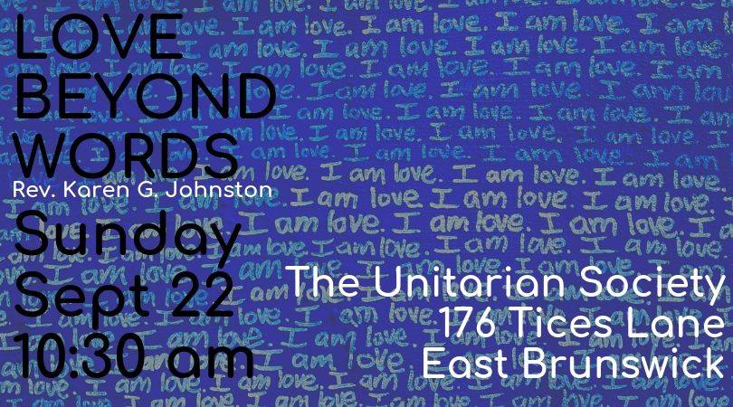 Love Beyond Words — September 22, 2019 10:30 AM