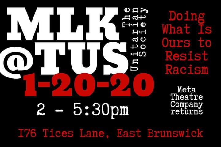 Doing What Is Ours to Resist Racism — Monday, January 20, 2020 @ 2 PM to 5:30 PM